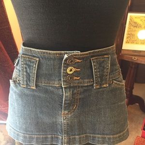 CCO GUESS Denim Mini Skirt, 4